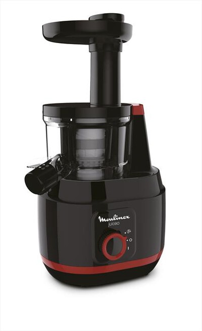 MOULINEX - ZU1508 Juiceo Estrattore di Succo a Freddo-Nero / rosso regale