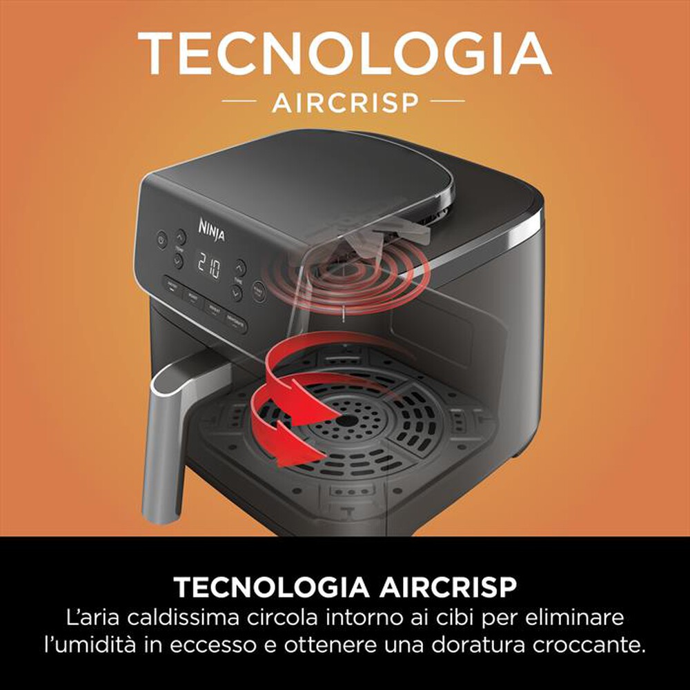 "NINJA - Friggitrice ad aria PRO DA 4,7L AF140EU-Nero"