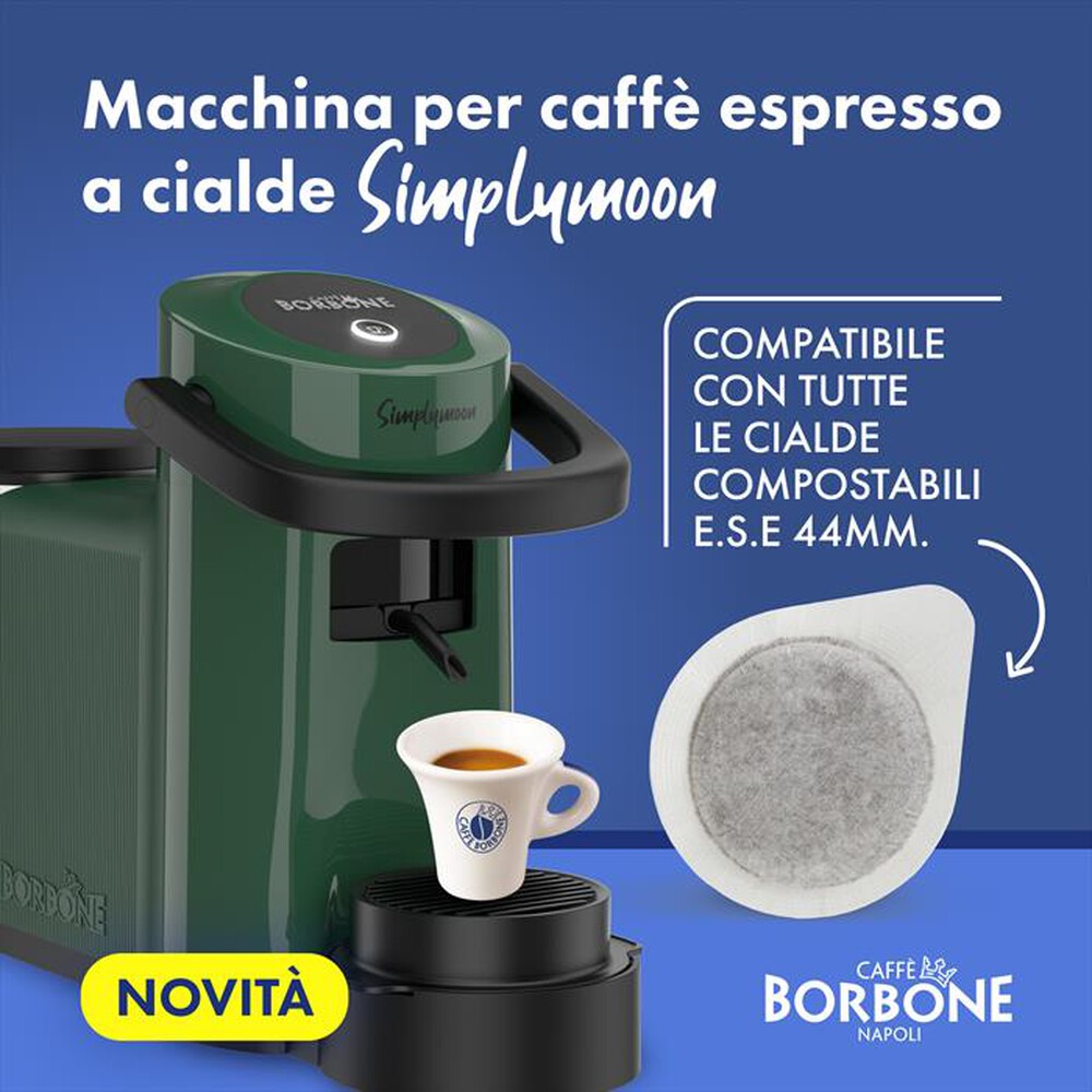Immagine del prodotto CAFFE BORBONE - Macchina da caff&eacute; SIMPLYMOON-Verde