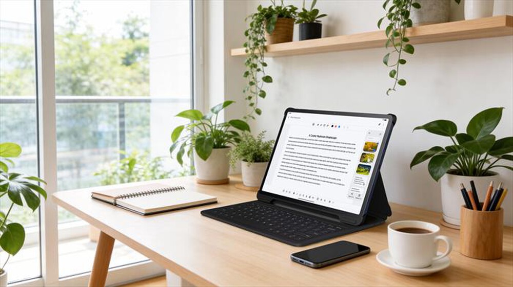 Immagine del prodotto TCL - TAB A1 PLUS SPACE BLUE WITH FLIP CASE + T-PEN-SPACE BLUE