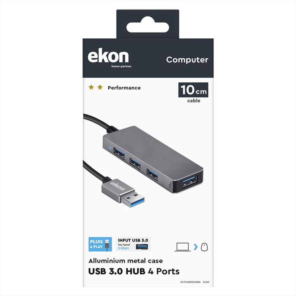"SBS - Hub USB ECITHUB320USBIN"