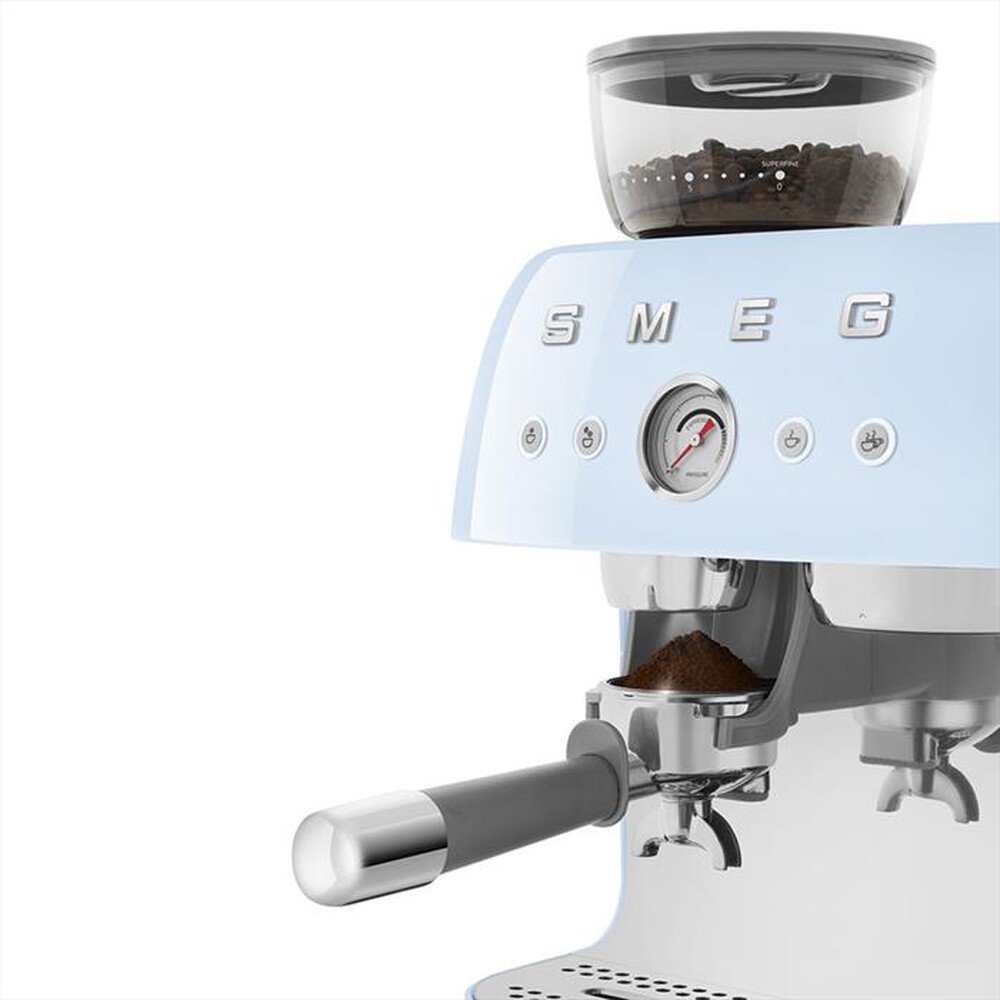 "SMEG - Macchina Caffè Espresso e macinacaffè EGF03PBEU-Azzurro"