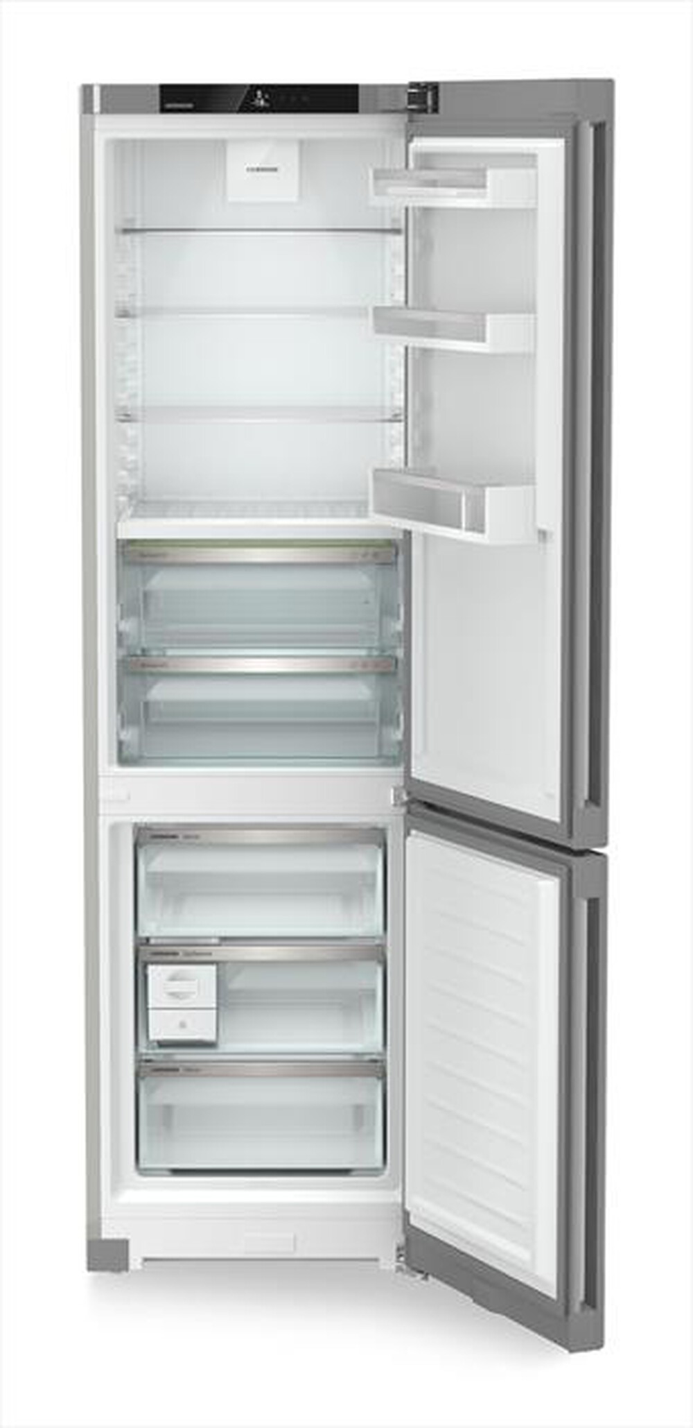 "LIEBHERR - Frigorifero combinato CBNSFD 5723-20 Classe D-SteelFinish / Silver"
