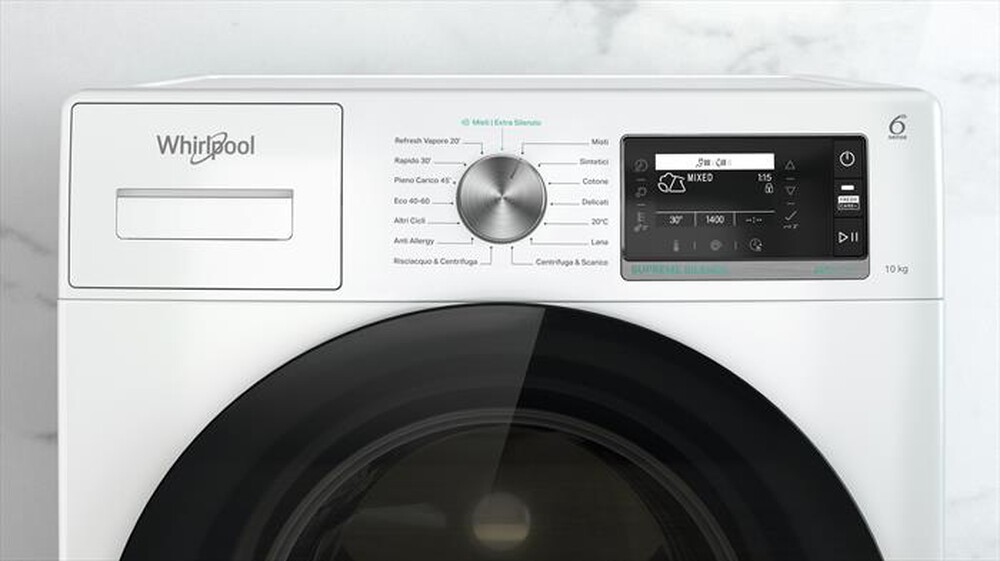 "WHIRLPOOL - Lavatrice W6 W045WB IT 10 Kg Classe B"