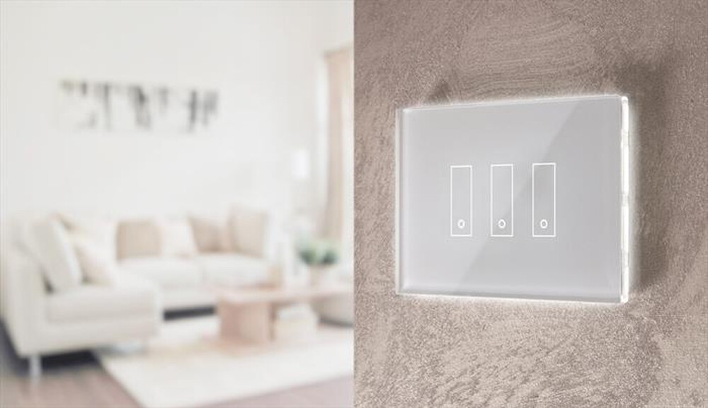 "IOTTIE - Interruttore wifi smart per luci, cancelli LSW2I3W-Bianco"