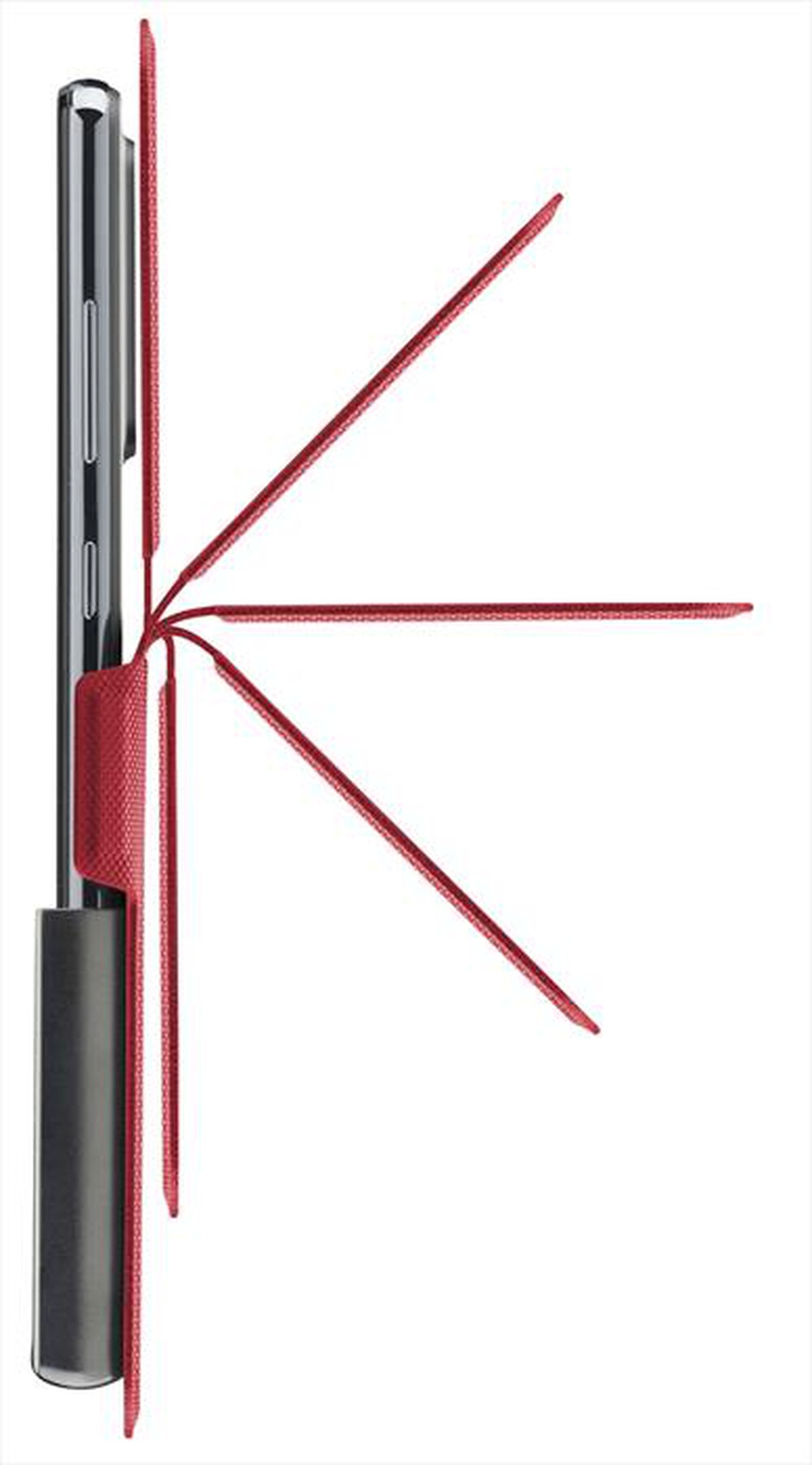 Immagine del prodotto CELLULARLINE - Custodia a libro SLIDE & CLICK Taglia M-Rosso