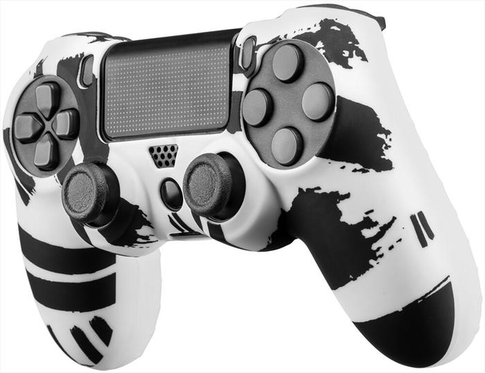 Immagine del prodotto QUBICK - CONTROLLER SKIN (PS4)-NERO BIANCO