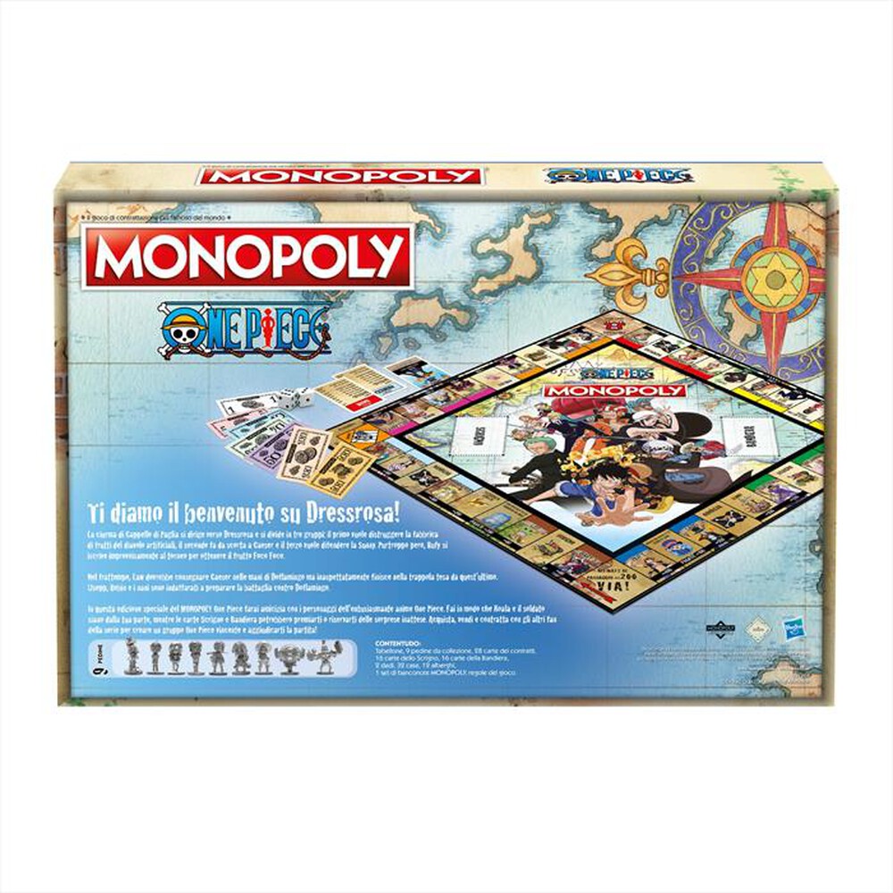 "WINNING MOVES - MONOPOLY - ONE PIECE-BIANCO"