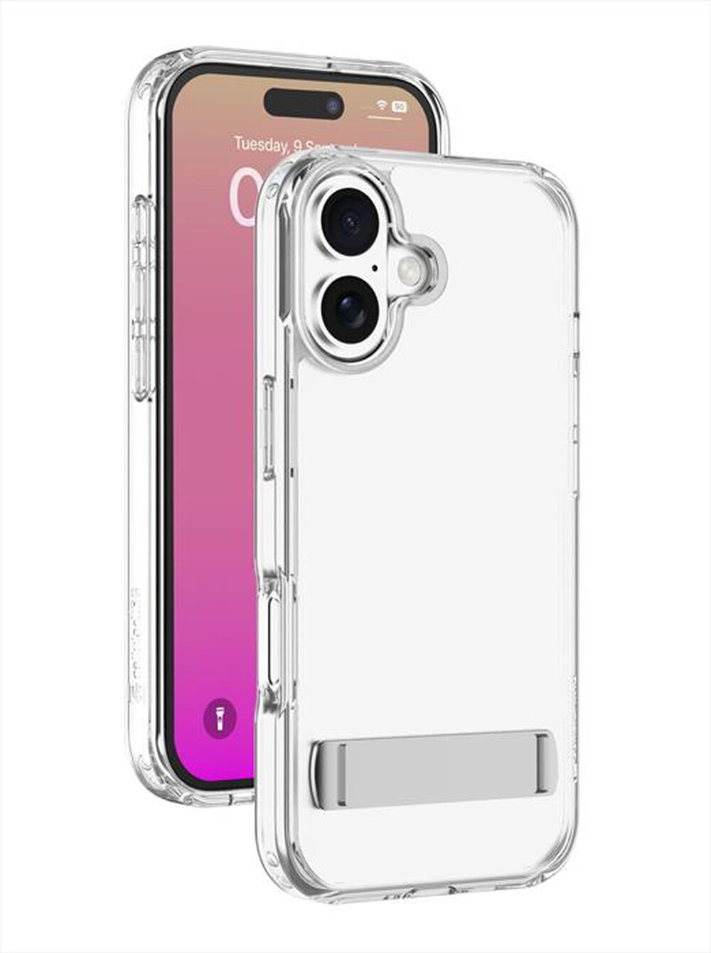 Immagine del prodotto CELLULARLINE - Custodia con stand CLEAR STAND PER IPHONE 17-Trasparente