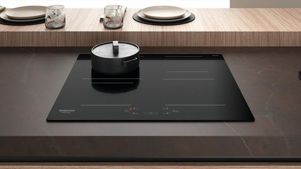 "HOTPOINT ARISTON - Piano cottura induzione HQ 5660S NE 59 cm-Nero"
