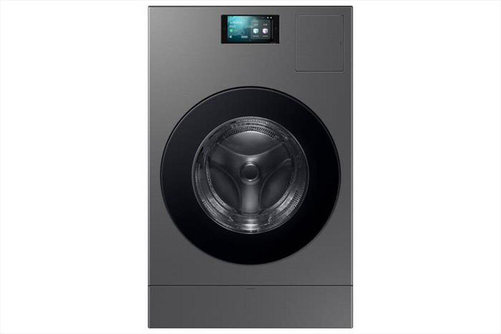 "SAMSUNG - Lavasciuga WD18DB8995BZT2 18/11 Kg Classe A-Dark Silver Steel -oblò Nero"