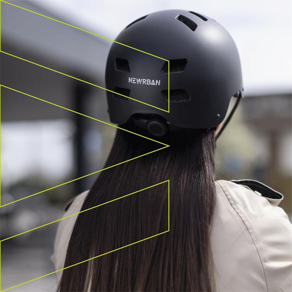 Immagine del prodotto NEWRBAN - Casco per adulti - Taglia M NEWMHELMETLK-Nero
