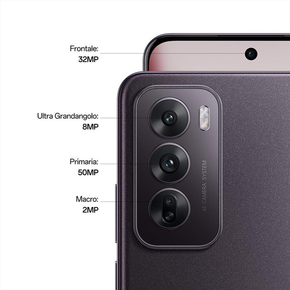 "VODAFONE - OPPO RENO 12 5G 256GB-BLACK BROWN"