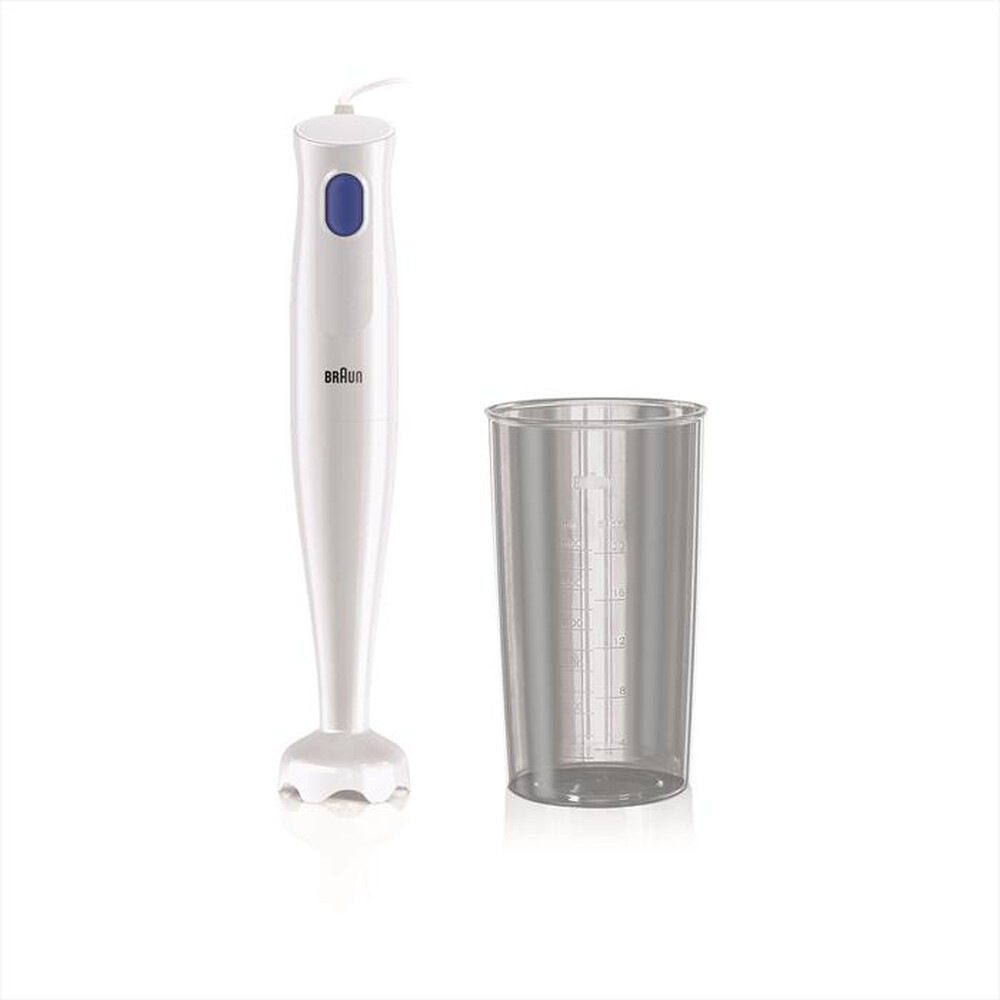 "BRAUN - Frullatore a immersione Minipimer MQ10.001P-Bianco"