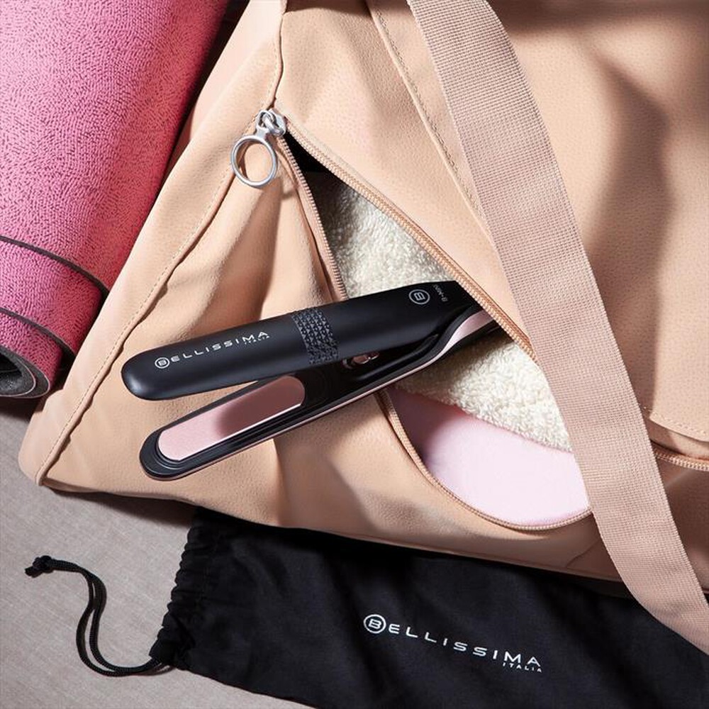 "BELLISSIMA IMETEC - PIASTRA DA VIAGGIO B-MINI-Nero, Rosa"