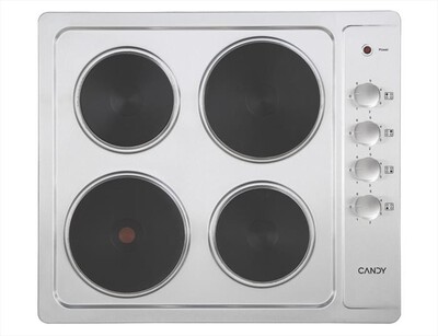 CANDY - Piano cottura elettrico CLE64KX-Acciaio inox