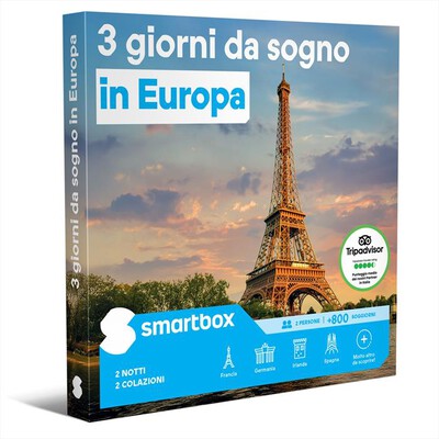 SMARTBOX - 3 GIORNI DA SOGNO IN EUROPA-eBox digitale