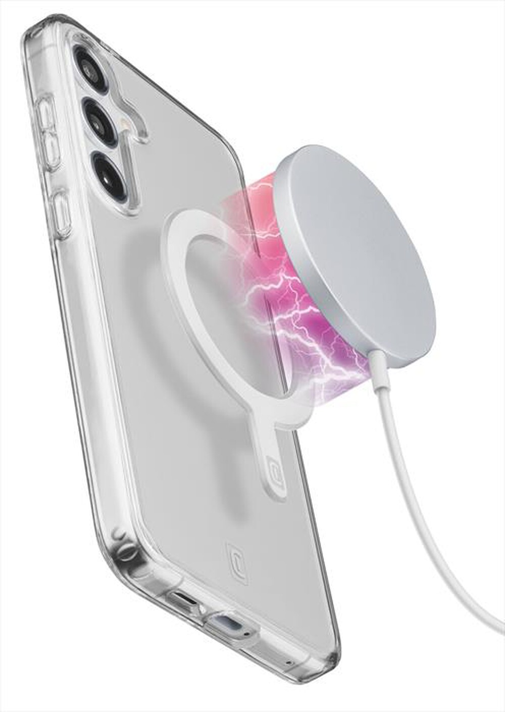 Immagine del prodotto CELLULARLINE - Anello magnetico adesivo MAGADAPTERW-Bianco