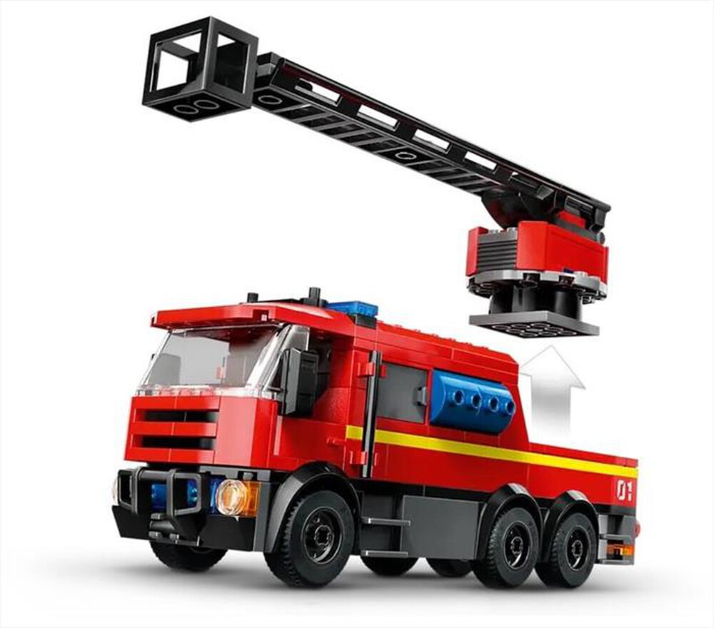 "LEGO - CASERMA DEI POMPERI E AUTOPOMPA - 60414-Multicolore"