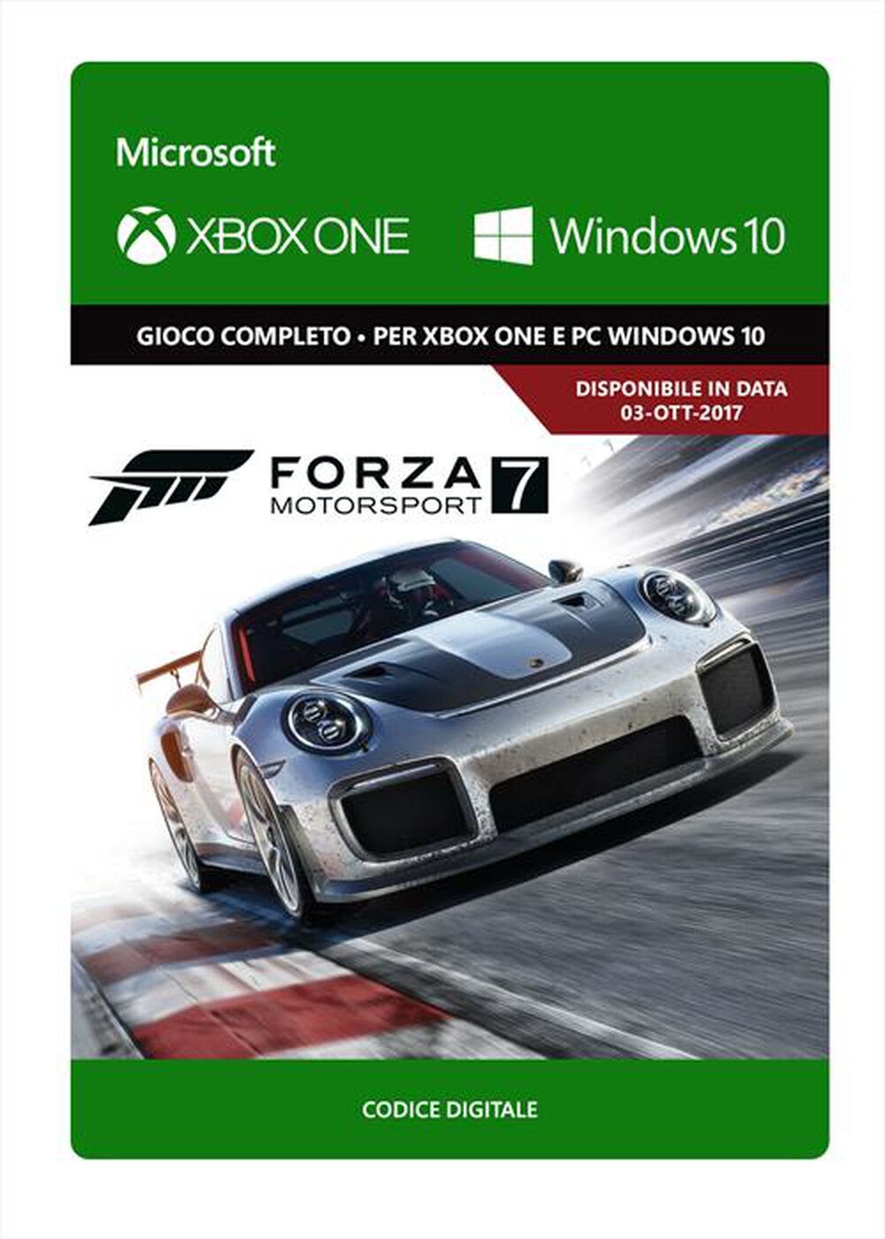 "MICROSOFT - Forza Motorsport 7 Standard Edit - XBoxOne-PC - "