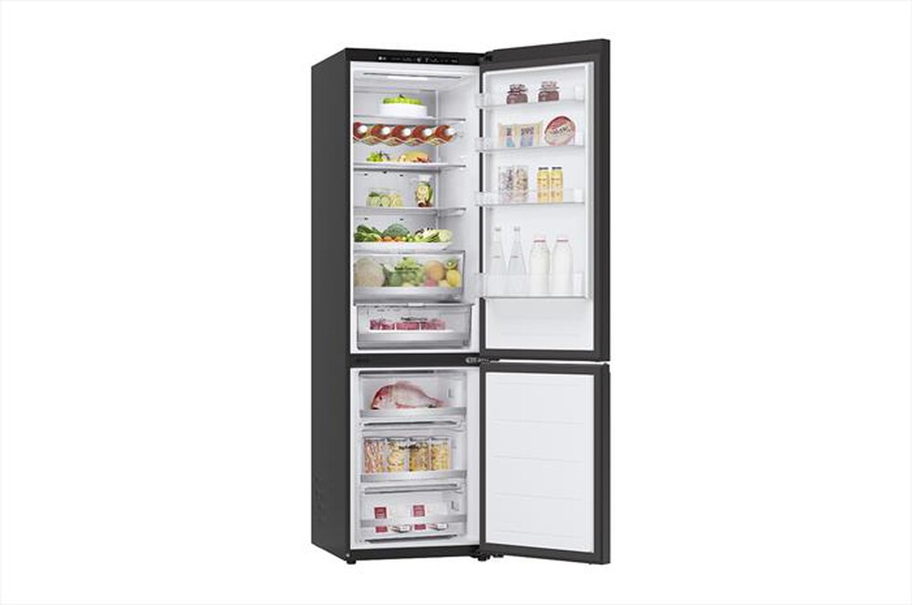 "LG - Frigorifero combinato GBB72BM9DQ Classe D 387 lt-Nero"