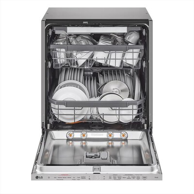 LG - Lavastoviglie QUADWASH DB365TXS Classe B 10coperti-Acciaio inossidabile