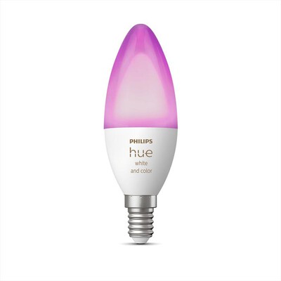 PHILIPS - HUE WHITE AND COLOR AMBIANCE LAMPADINA E14 5.3W-Bianco