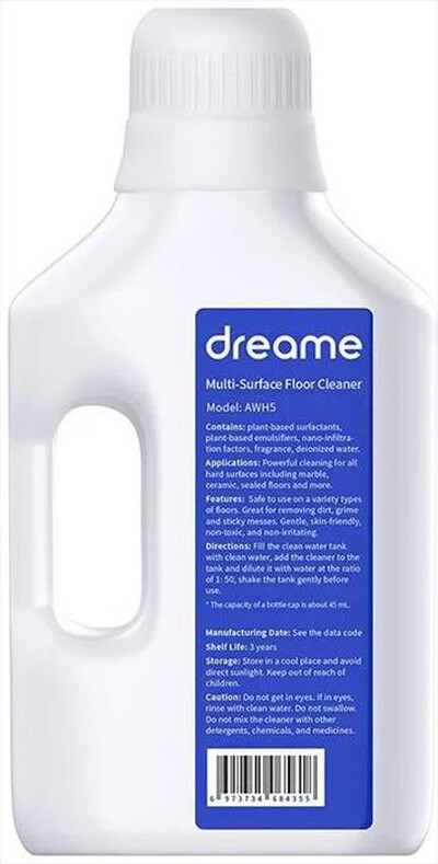 DREAME - Detergente liquido per superfici dure FCAWH5-Bianco/Blu