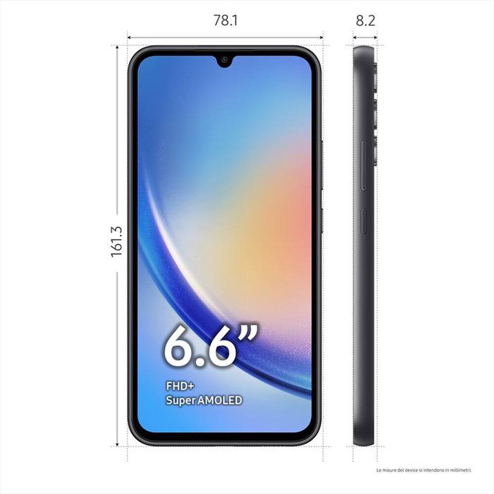 "WIND - 3 - SAMSUNG Galaxy A34 5G 128GB-Awesome Graphite"
