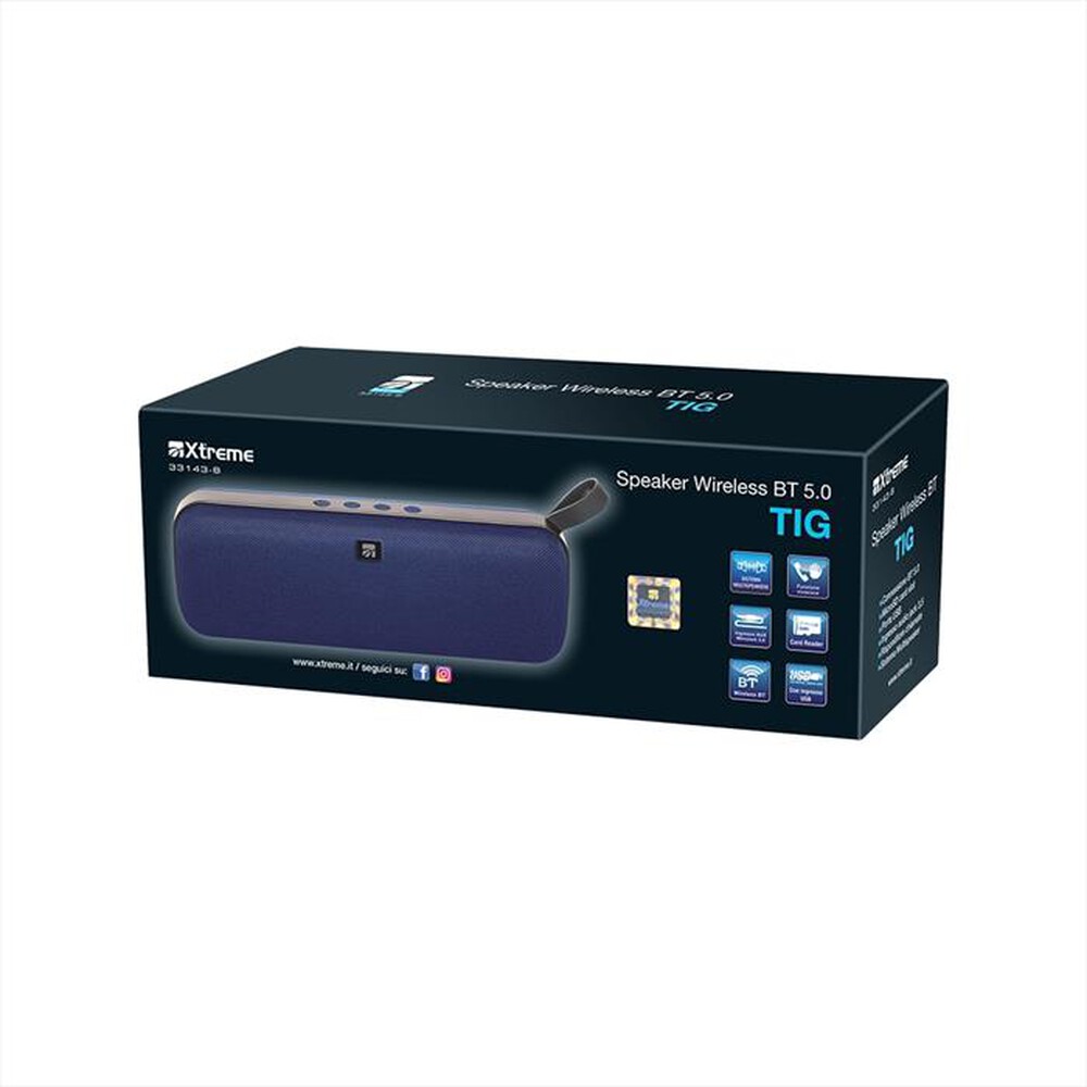 Immagine del prodotto XTREME - SPEAKER WIRELESS BT 5.0 TIG-Blu
