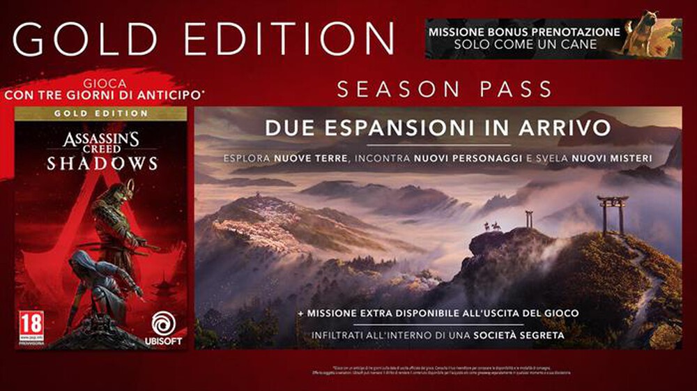 Immagine del prodotto UBISOFT - ASSASSIN'S CREED SHADOWS GOLD ED PS5
