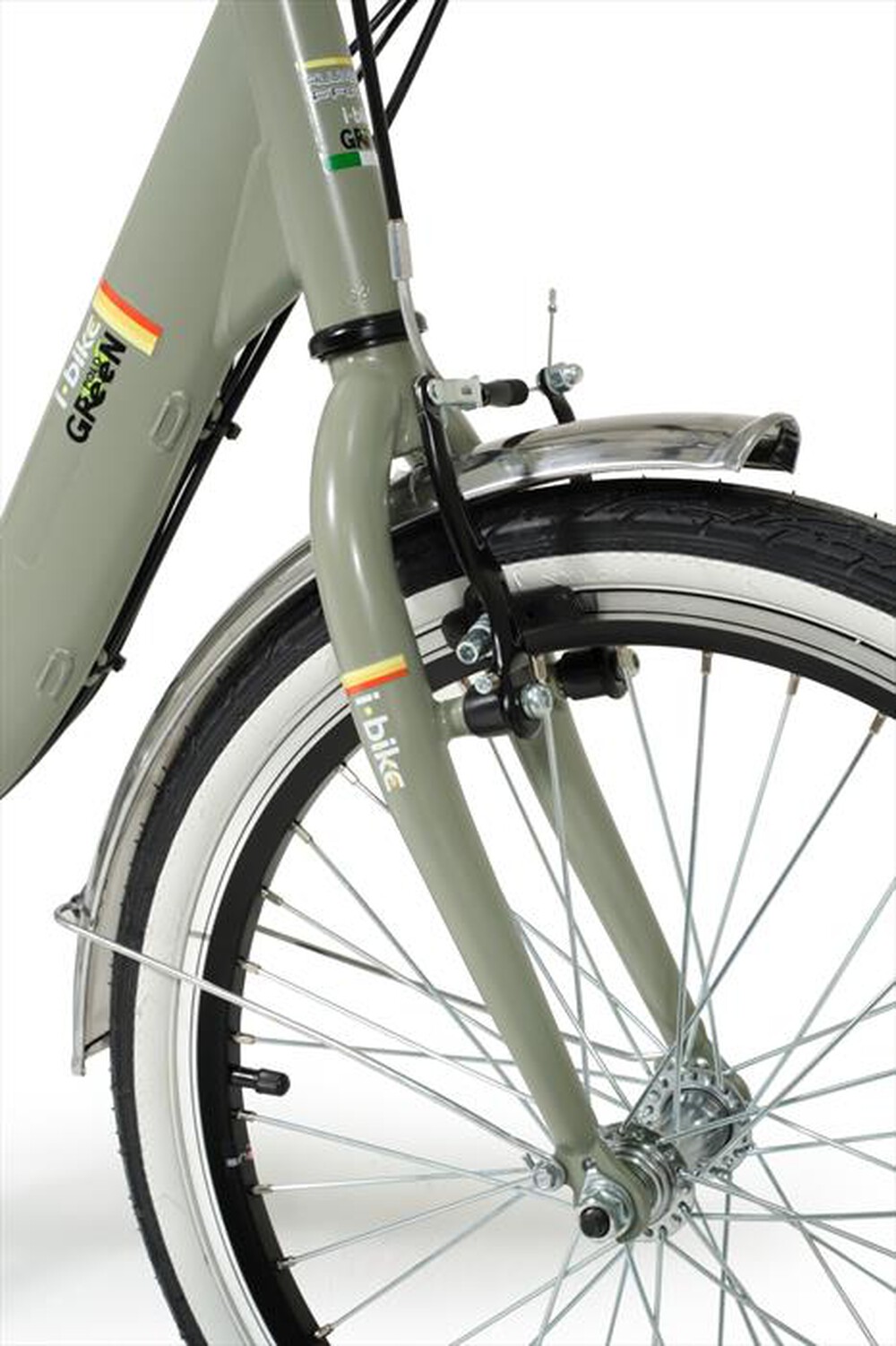 "IBIKE - City bike FOLD GREEN-VERDE CHIARO"