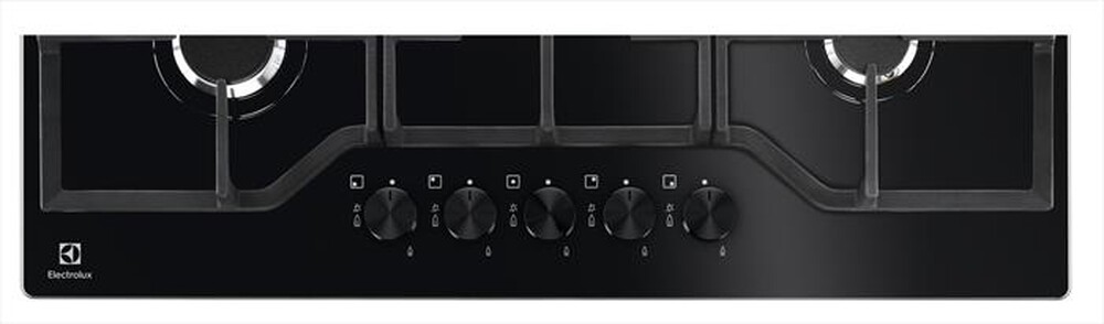 "ELECTROLUX - Piano cottura a gas EGG7536K 5 fuochi 74cm-Nero"