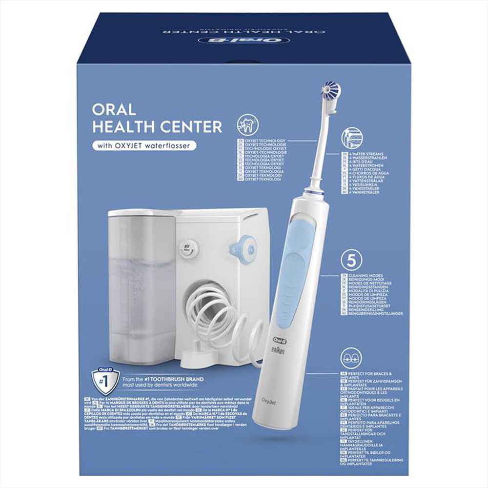 "ORAL-B - Idropulsore HEALTH CENTER-Bianco"