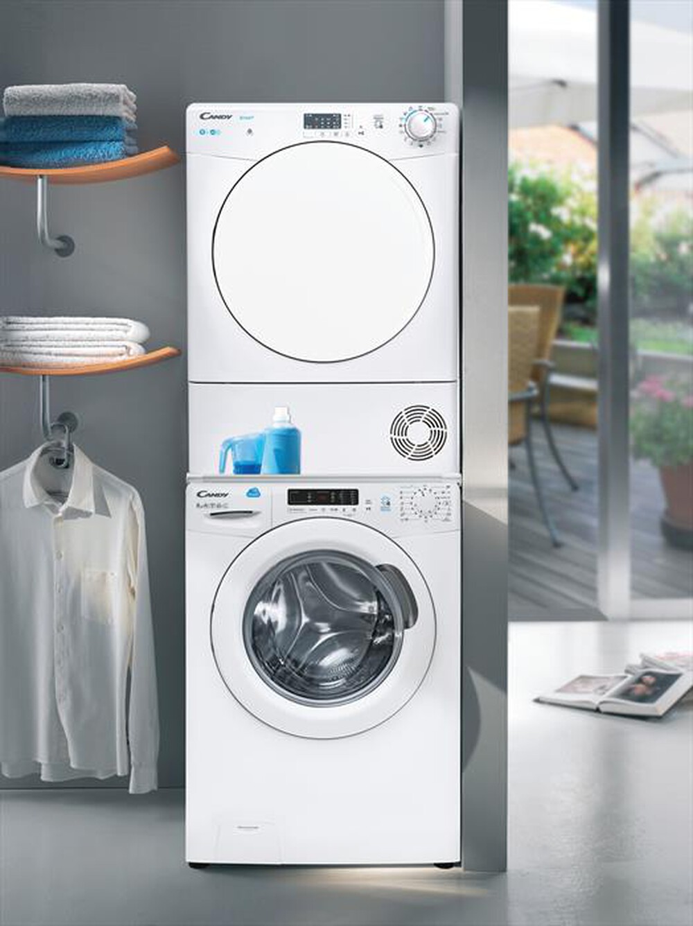 "CANDY - Asciugatrice CSE C9LF-S 9 Kg Classe B-Bianco"