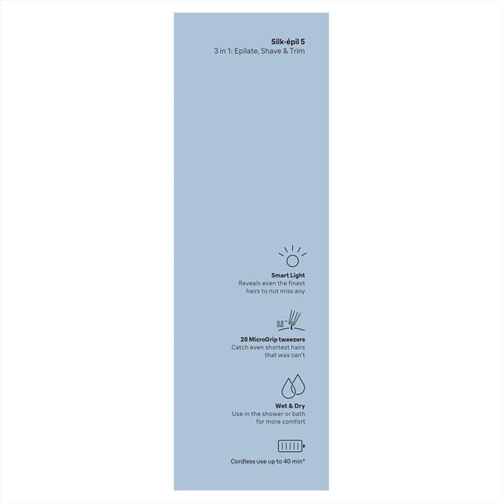 "BRAUN - Epilatore SILK-ÉPIL 5 5-030-BIANCO/ROSA"