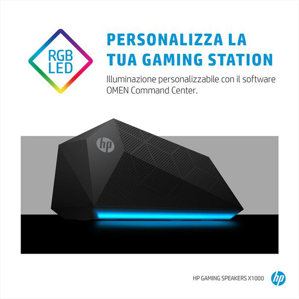 "HP - HP GAMING SPEAKERS X1000-Nero"