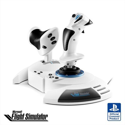 THRUSTMASTER - Controller di volo per PS5, PS4 e PC SPECIAL ED.-Bianco