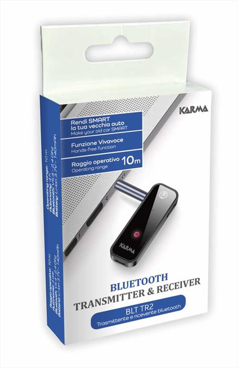 Immagine del prodotto KARMA - Trasmittente e ricevente bluetooth 5.4 BLT TR2-Nero