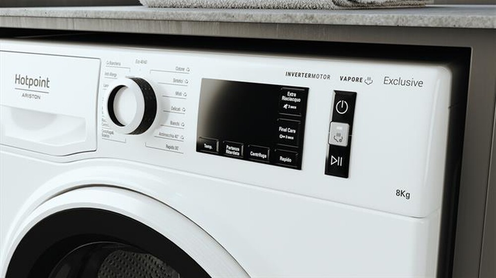 "HOTPOINT ARISTON - Lavatrice ACTIVE 40 EU NR528G WW IT 8 Kg Classe B-Bianco"