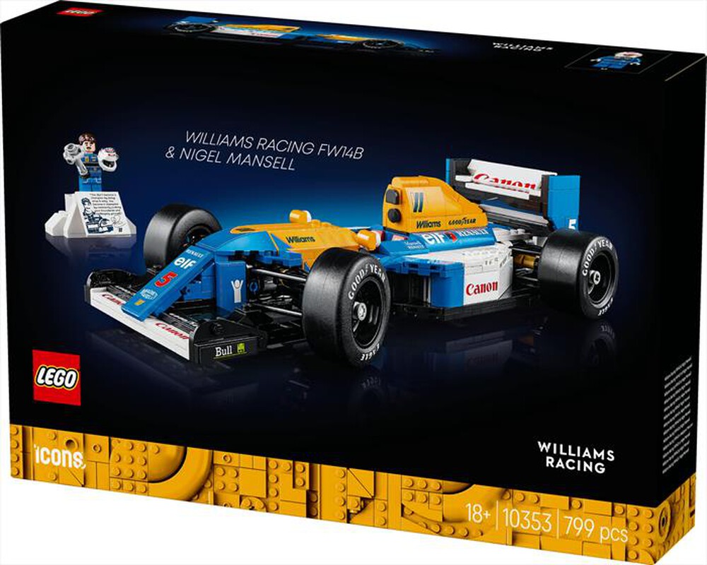 Immagine del prodotto LEGO - ICONS Williams Racing FW14B e Nigel Mansell 10353