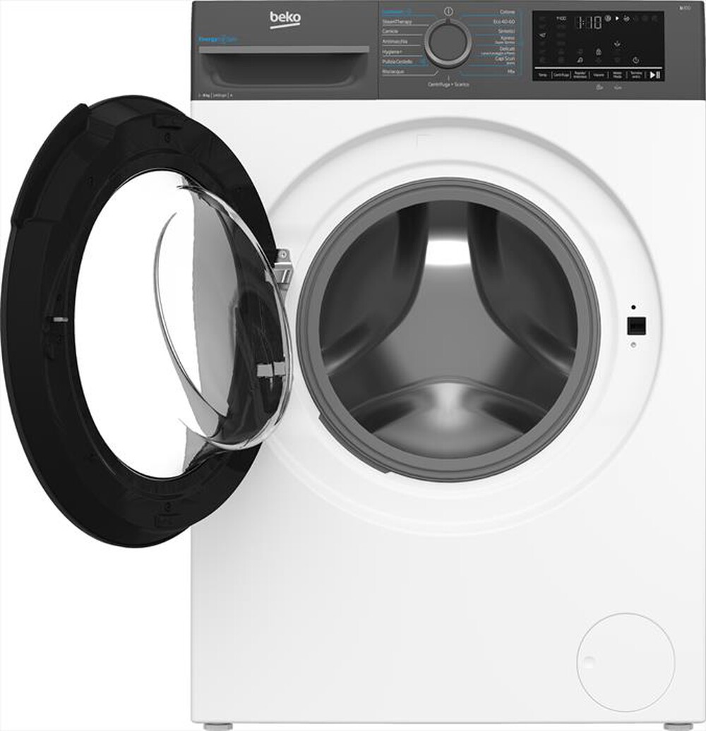 "BEKO - Lavatrice BMEUWU4841A 8 Kg Classe A-Black,White"