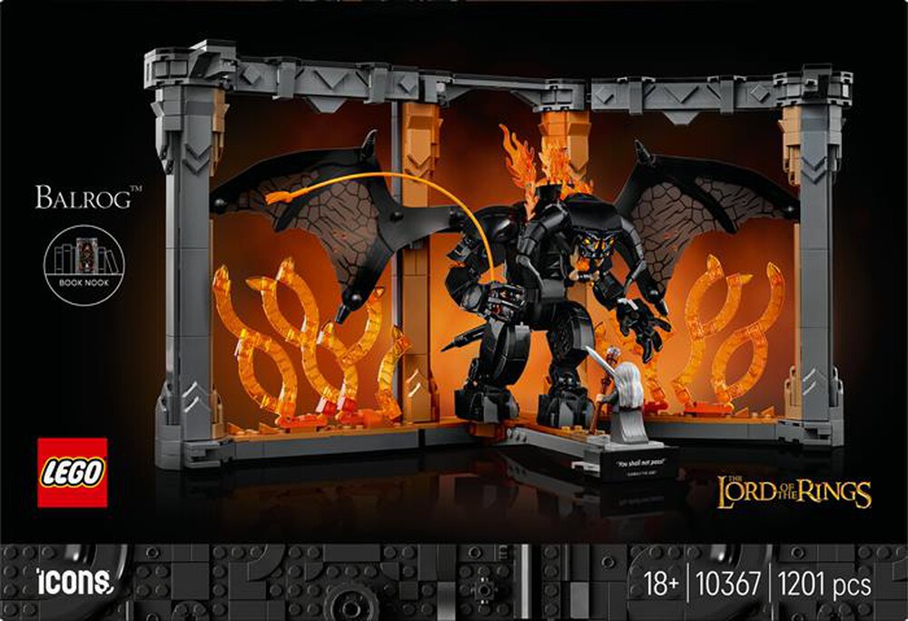 Immagine del prodotto LEGO - ICONS Signore degli Anelli: Book Nook Balrog 10367