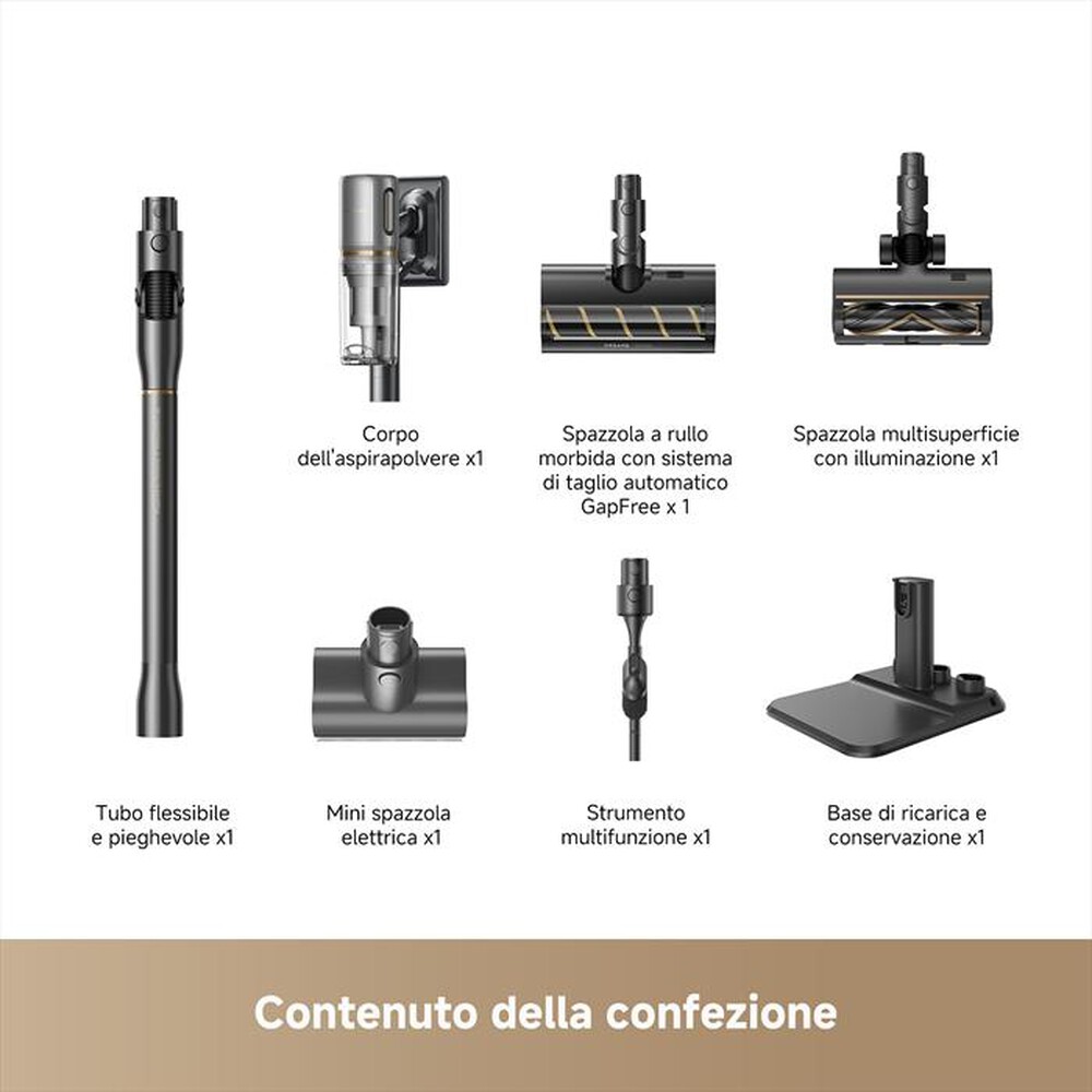 Immagine del prodotto DREAME - Scopa ricaricabile V20VIM PRO-Nero / Oro