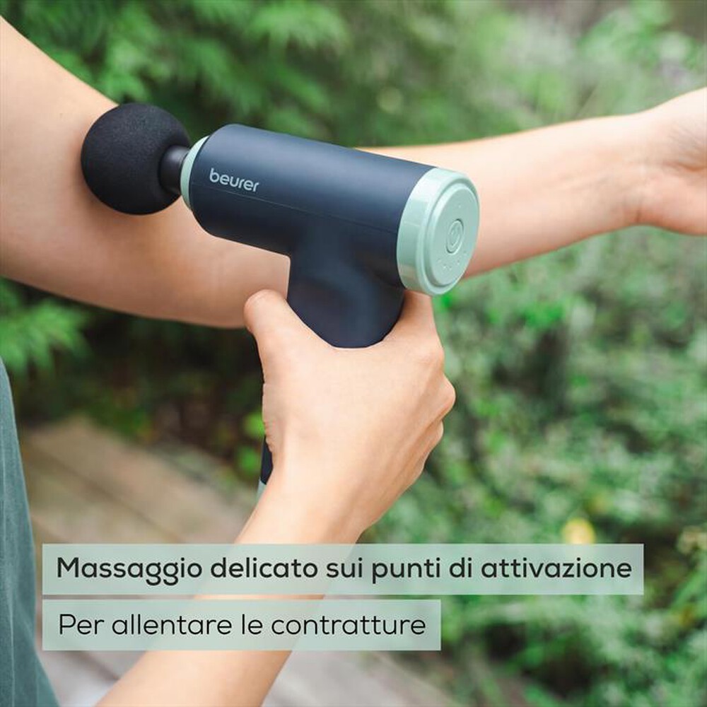Immagine del prodotto BEURER - Pistola massaggiante MG 89 LIMITED EDITION 2026-Grigio scuro e verde salvia