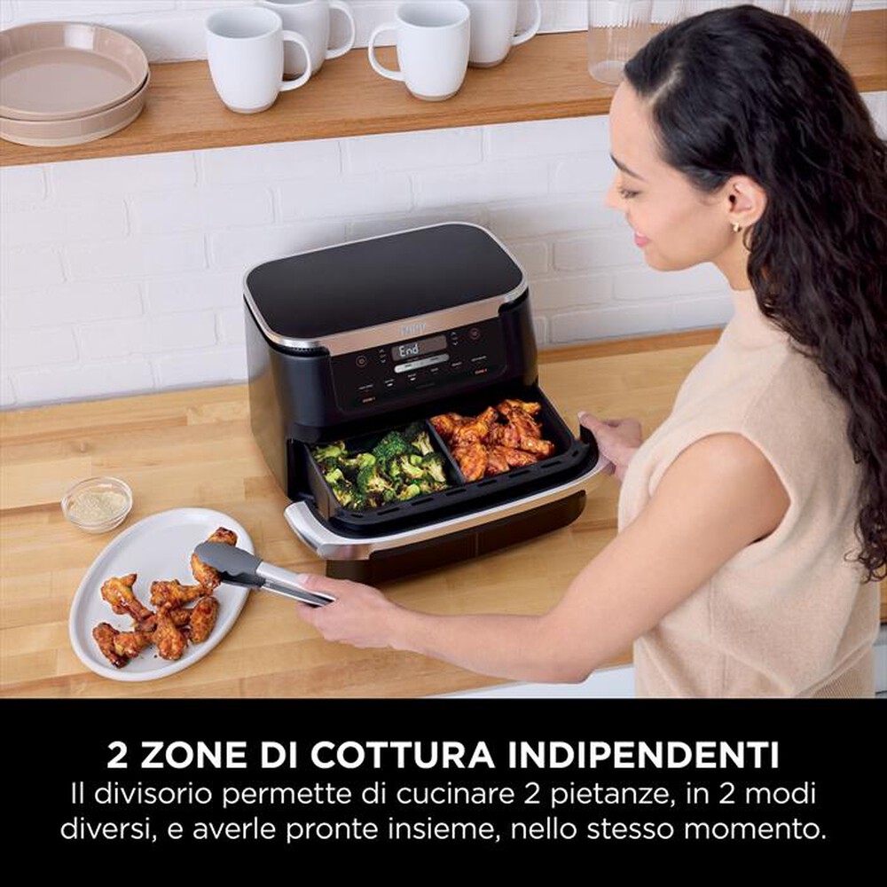 Immagine del prodotto NINJA - Friggitrice ad aria FLEXDRAWER 6,6lt AF550EU-Nero