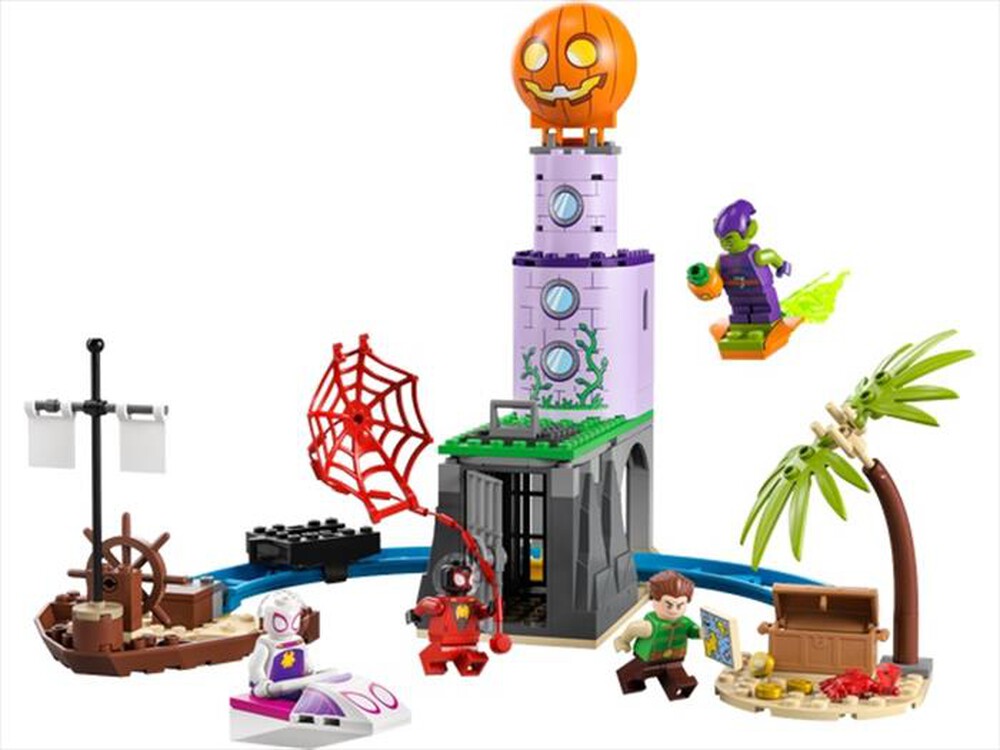 "LEGO - MARVEL Team Spidey al faro del Goblin - 10790-Multicolore"