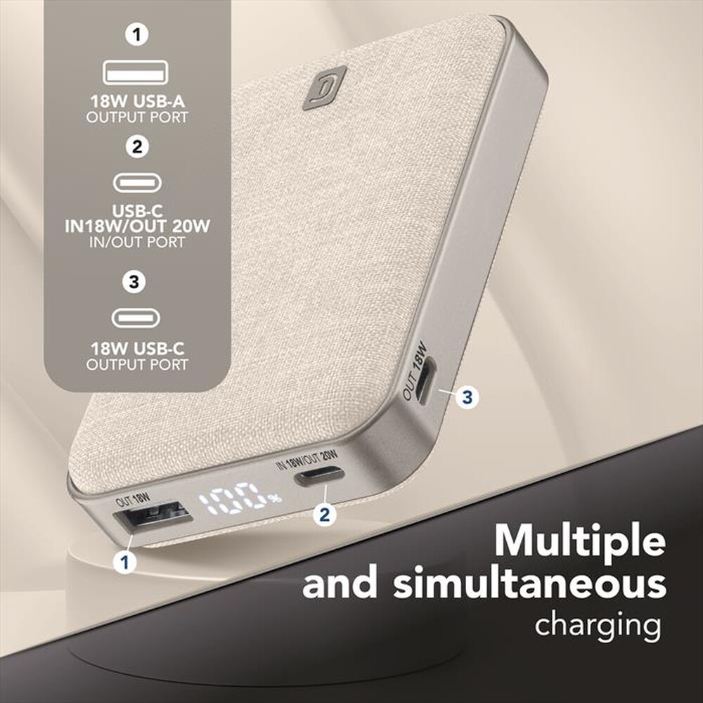 Immagine del prodotto CELLULARLINE - POWER BANK GLAM-Bianco