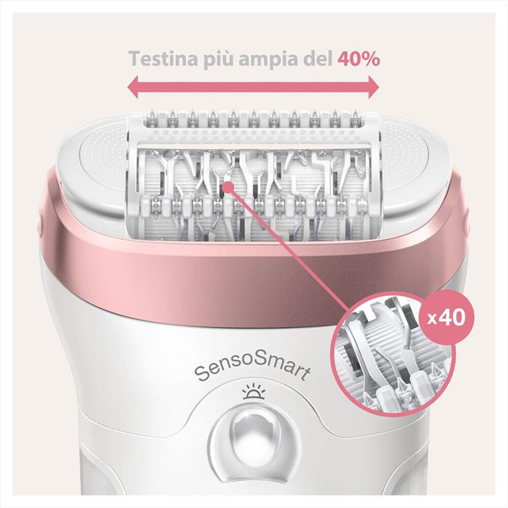 "BRAUN - Silk-épil 9 9-870-Bianco/Oro rosa"