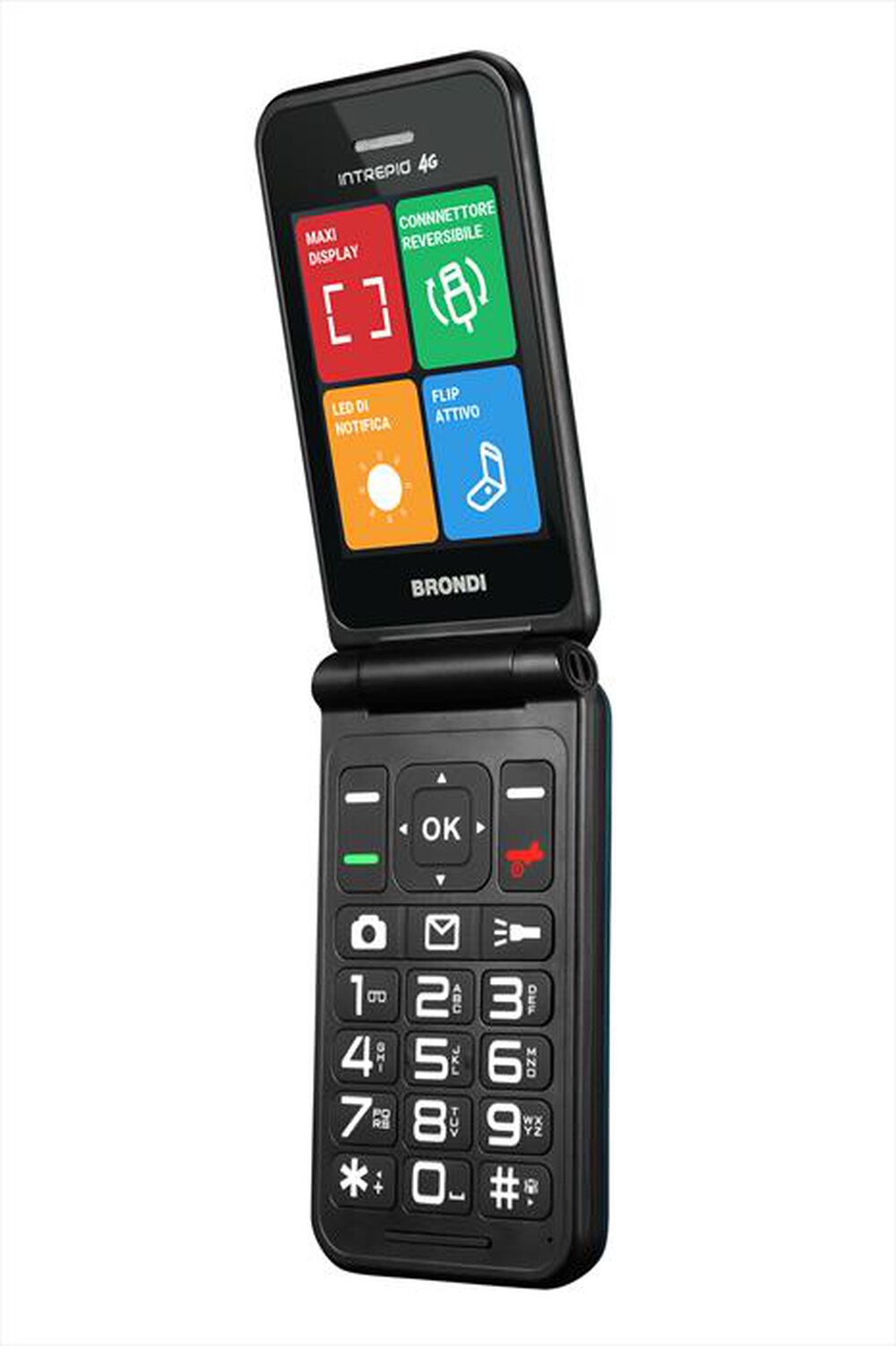"BRONDI - Cellulare INTREPID 4G-SUNSET GREEN"